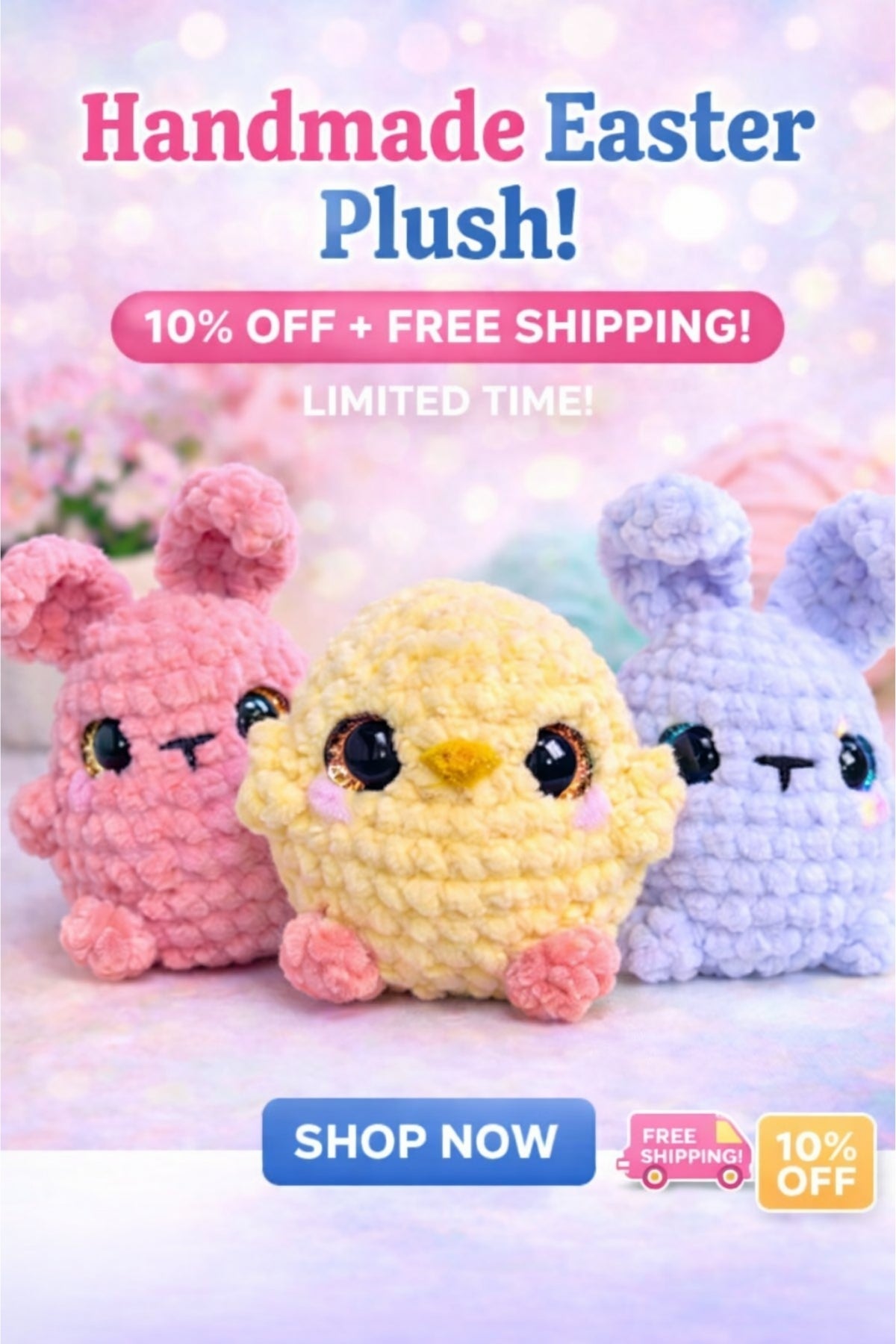 Easter Is Coming – 10% Off Handmade Crochet Plush Toys | ThaiEyes