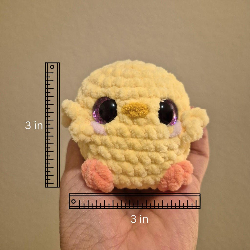Crochet Baby Chick Plush