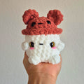 Crochet Bunny, Bear and Classic Mushroom Plush