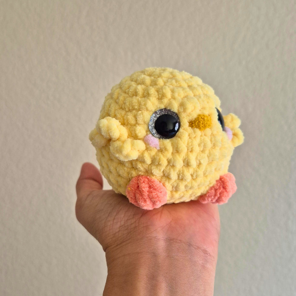 Crochet Baby Chick Plush