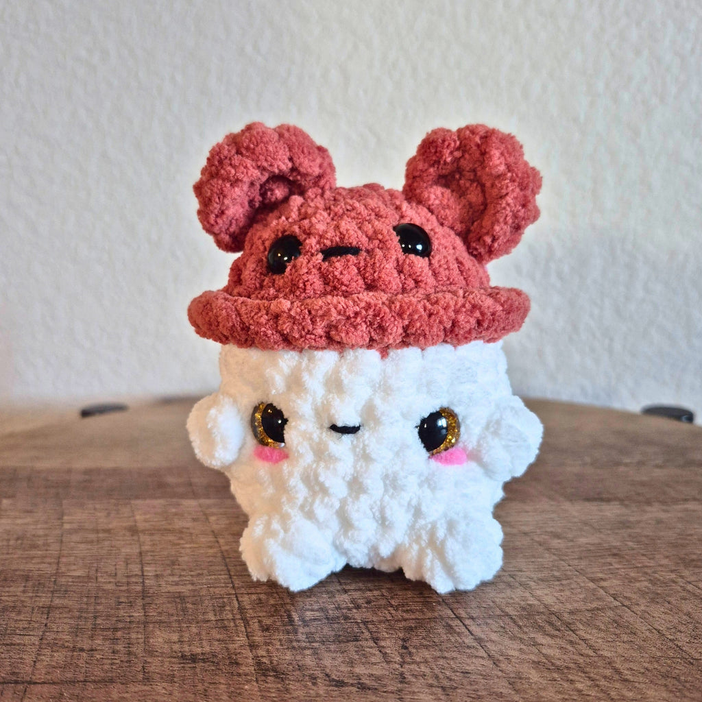 Crochet Bunny, Bear and Classic Mushroom Plush