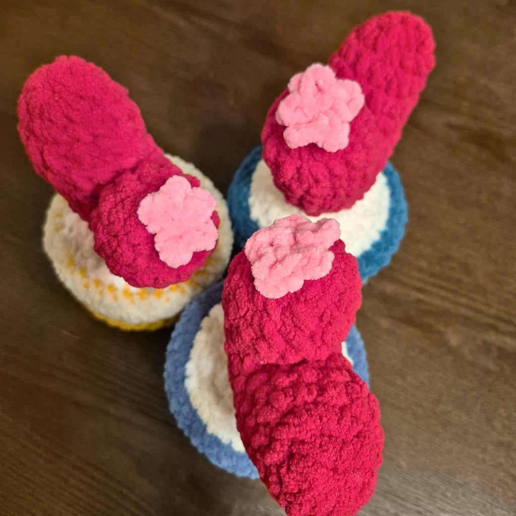 Crochet Heart Cactus Plush