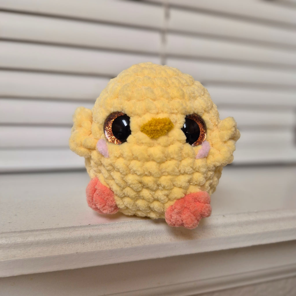 Crochet Baby Chick Plush