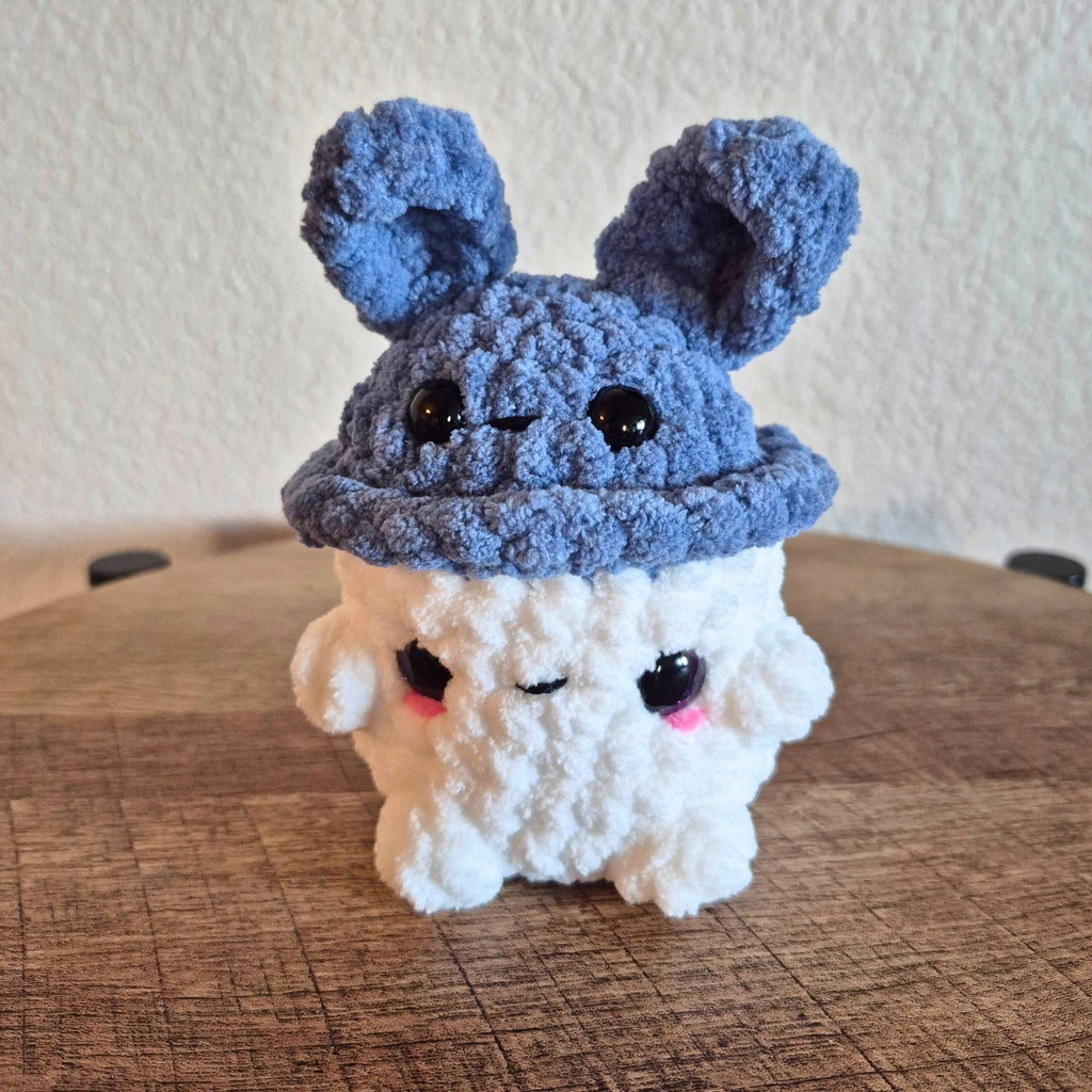 Crochet Bunny, Bear and Classic Mushroom Plush