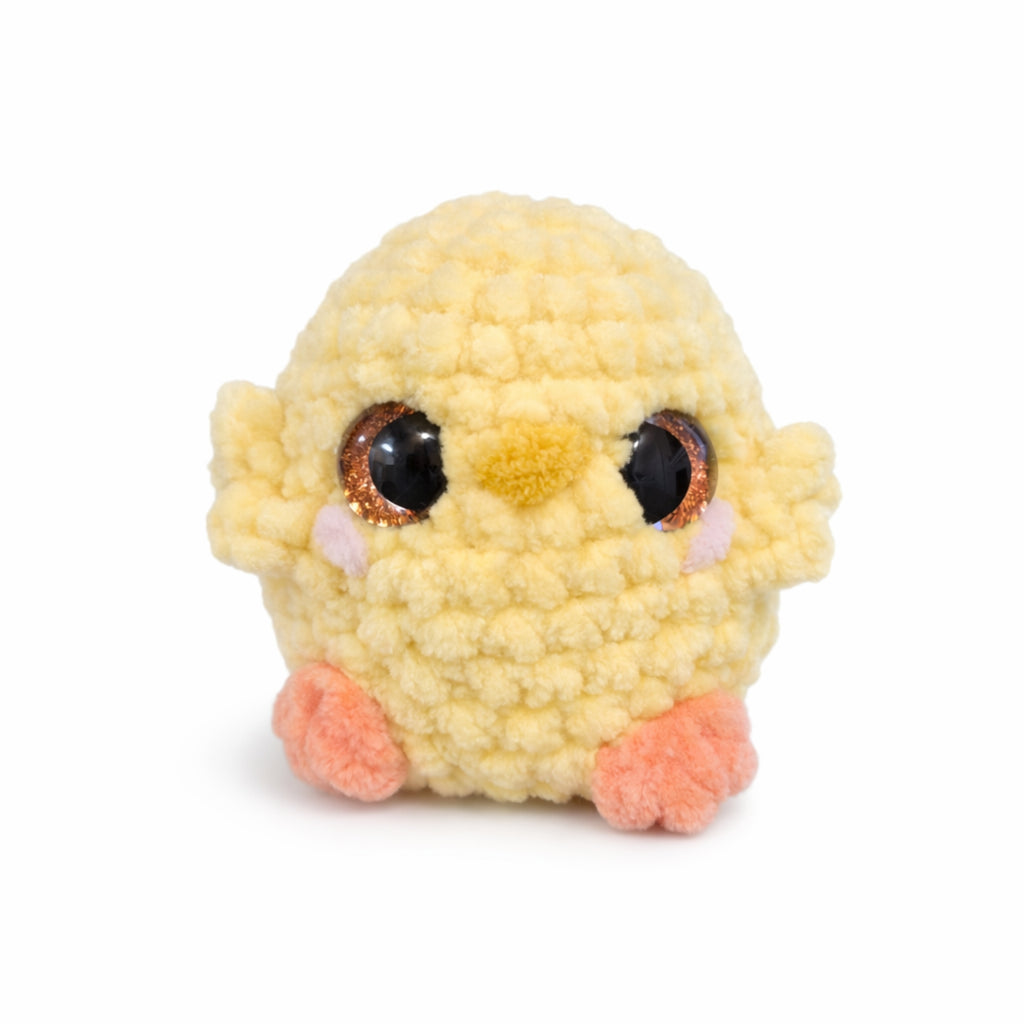 handmade crochet baby chick plush amigurumi toy