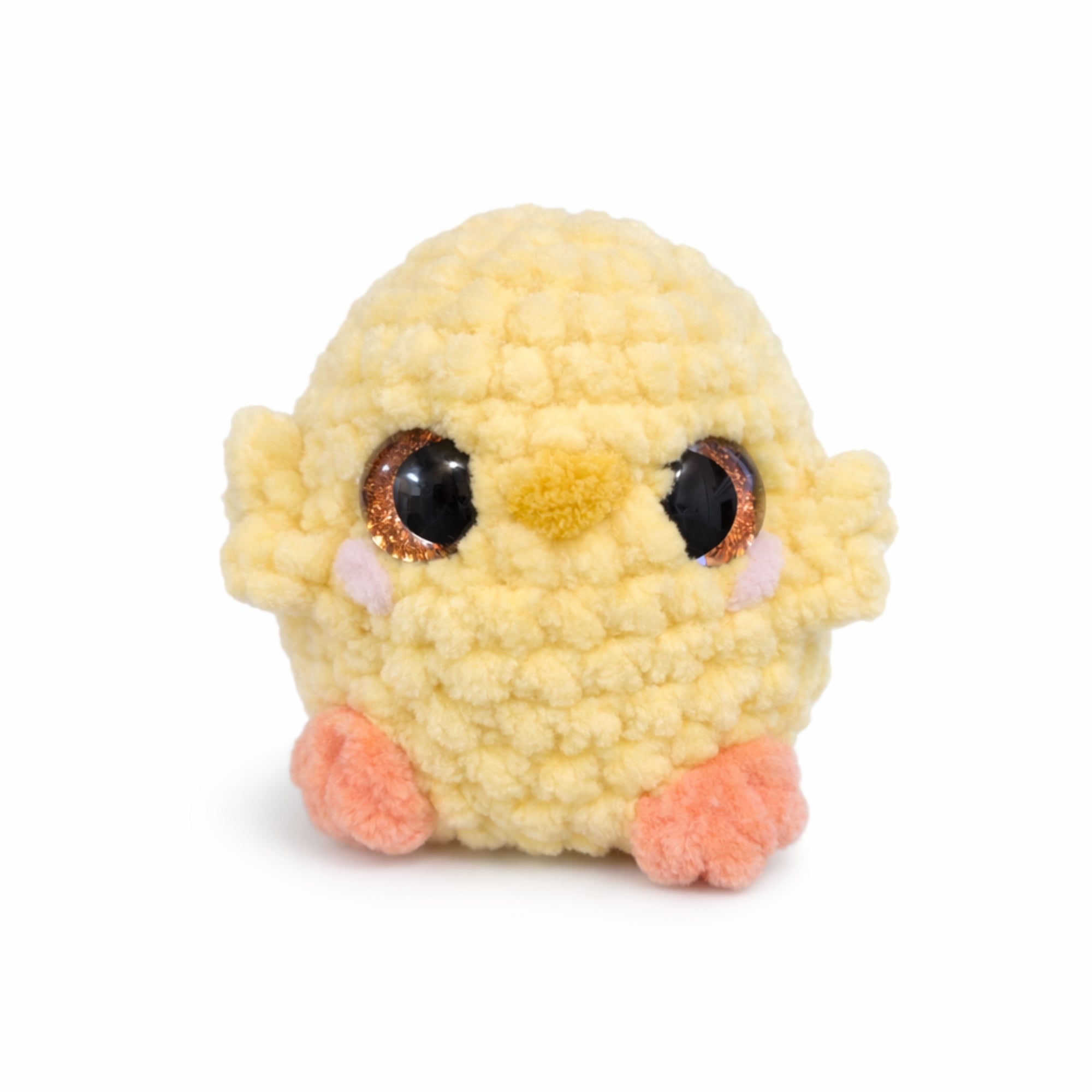 handmade crochet baby chick plush amigurumi toy