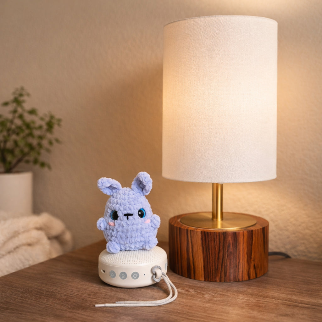 Handmade crochet bunny amigurumi plush toy nursery decor