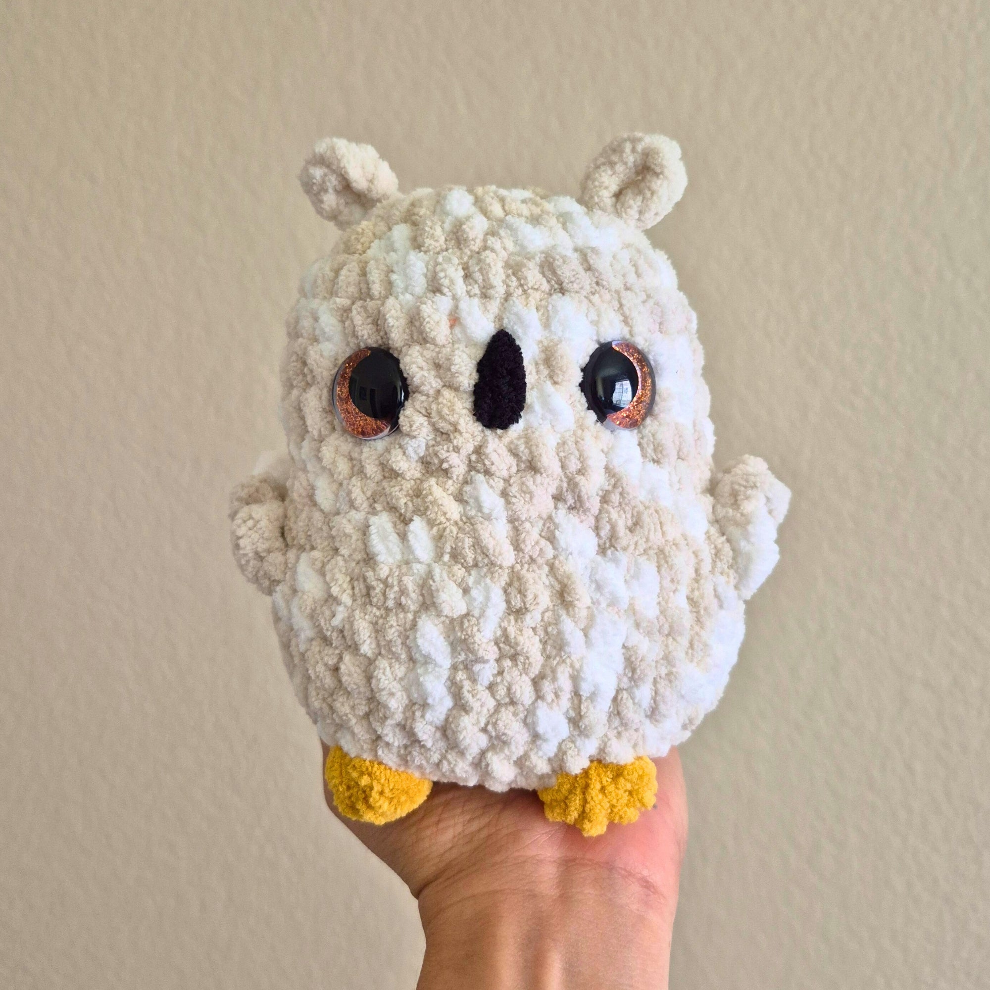 colorful crochet owl amigurumi plush toys