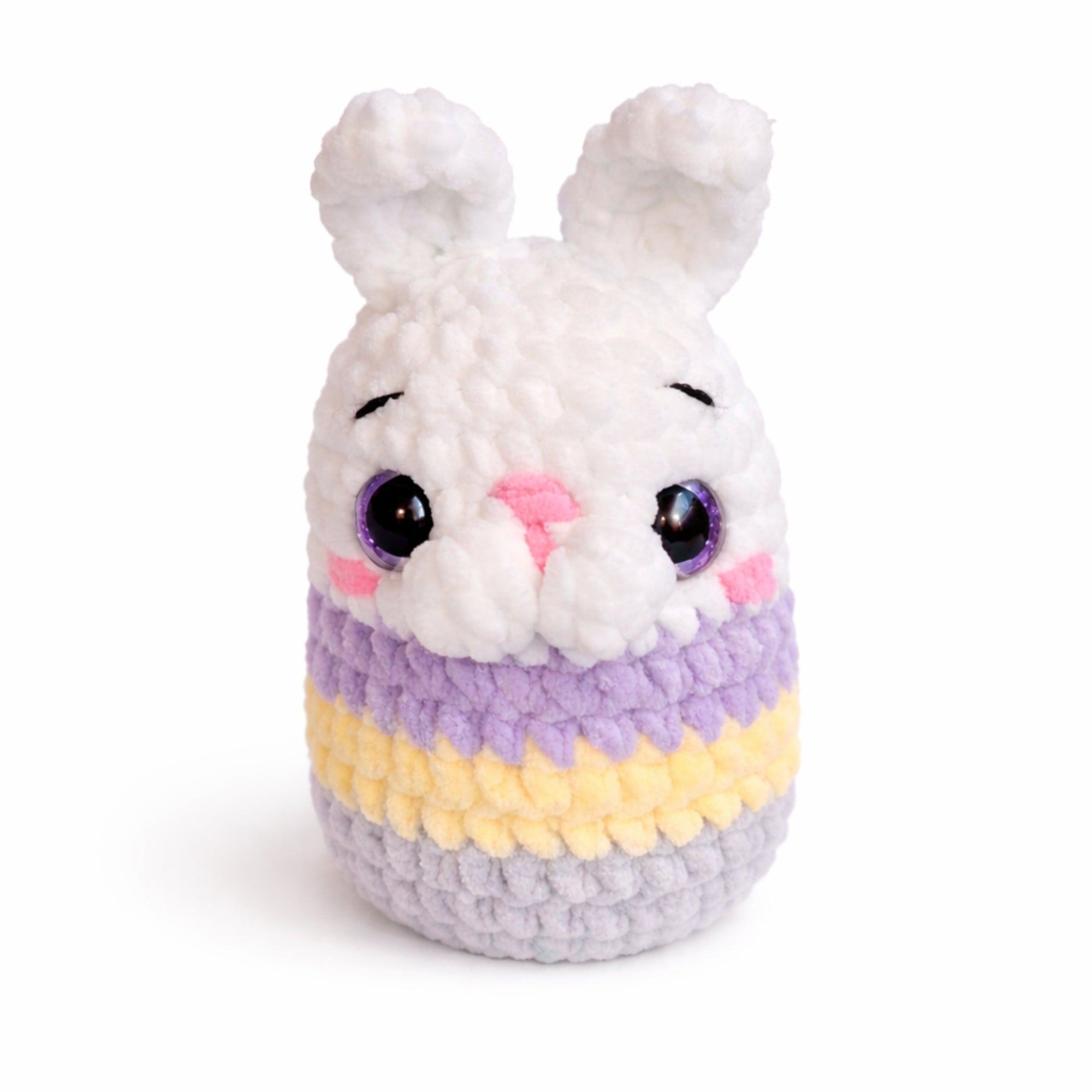 handmade bunny egg crochet plush amigurumi toy