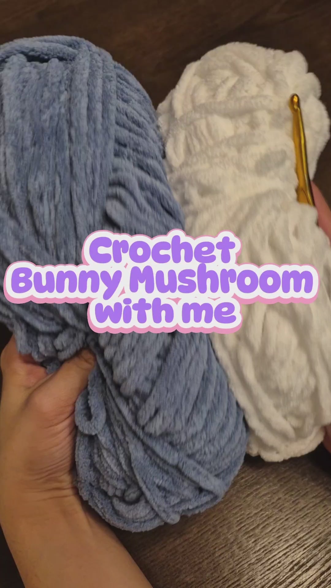 Crochet Bunny, Bear and Classic Mushroom Plush