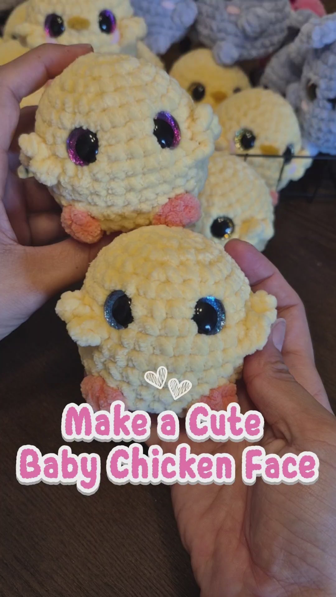 Crochet Baby Chick Plush